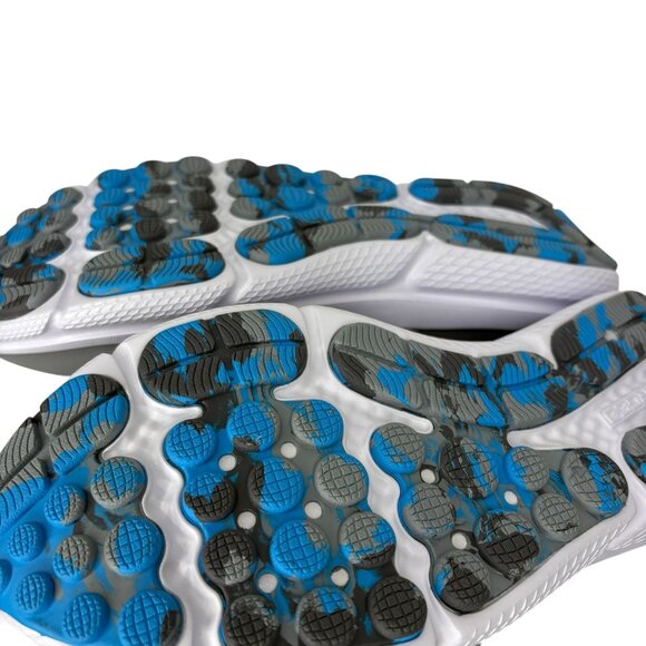 Under Armour Charged Assert 10 Sneakers Boys Size Y6 Blue Gray New - Picture 4 of 9